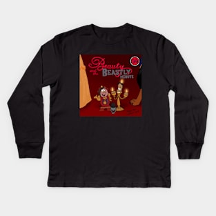 NEW Beauty and the Beastly Minute Logo Kids Long Sleeve T-Shirt